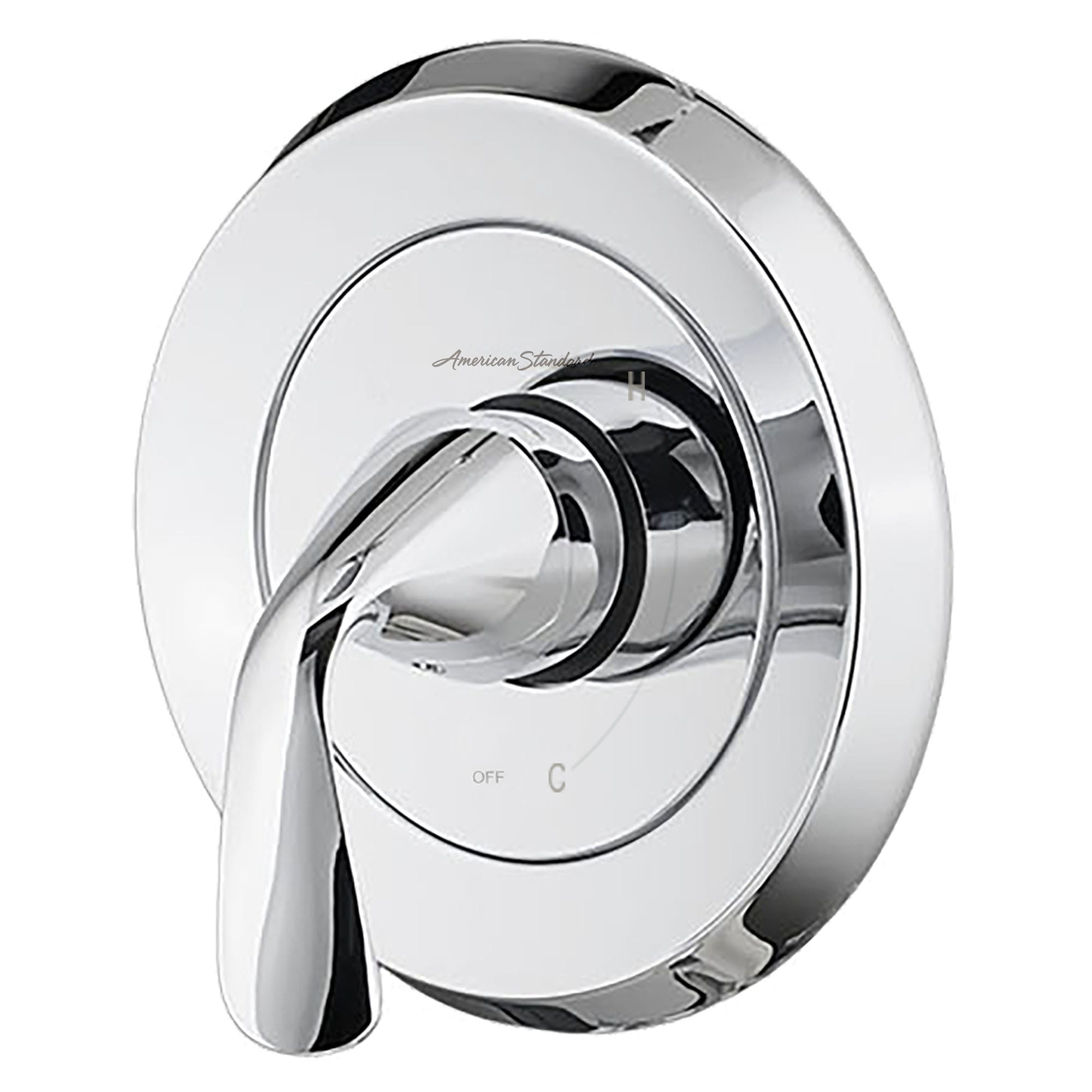 Fluent Valve Only Trim Kit With Double Ceramic Pressure Balance Cartridge With Lever Handle CHROME